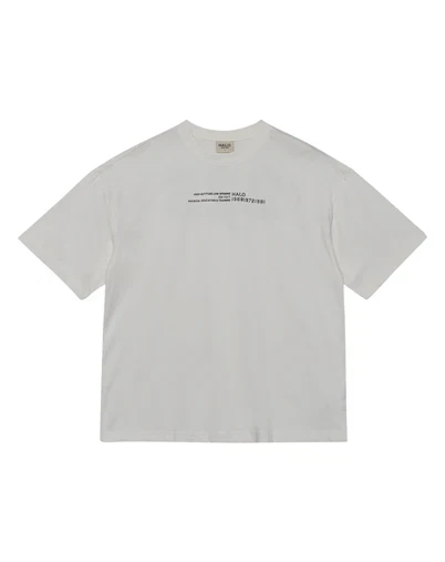Halo - Graphic Boxy T-shirt - Marshmallow